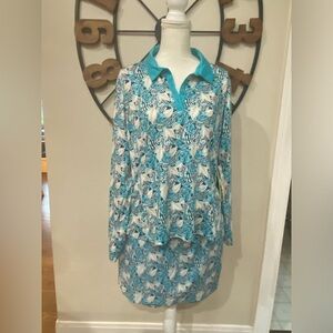 Kyodan Golf Women’s SET skirt and UPF 50 top - colorful & comfortable Brand new